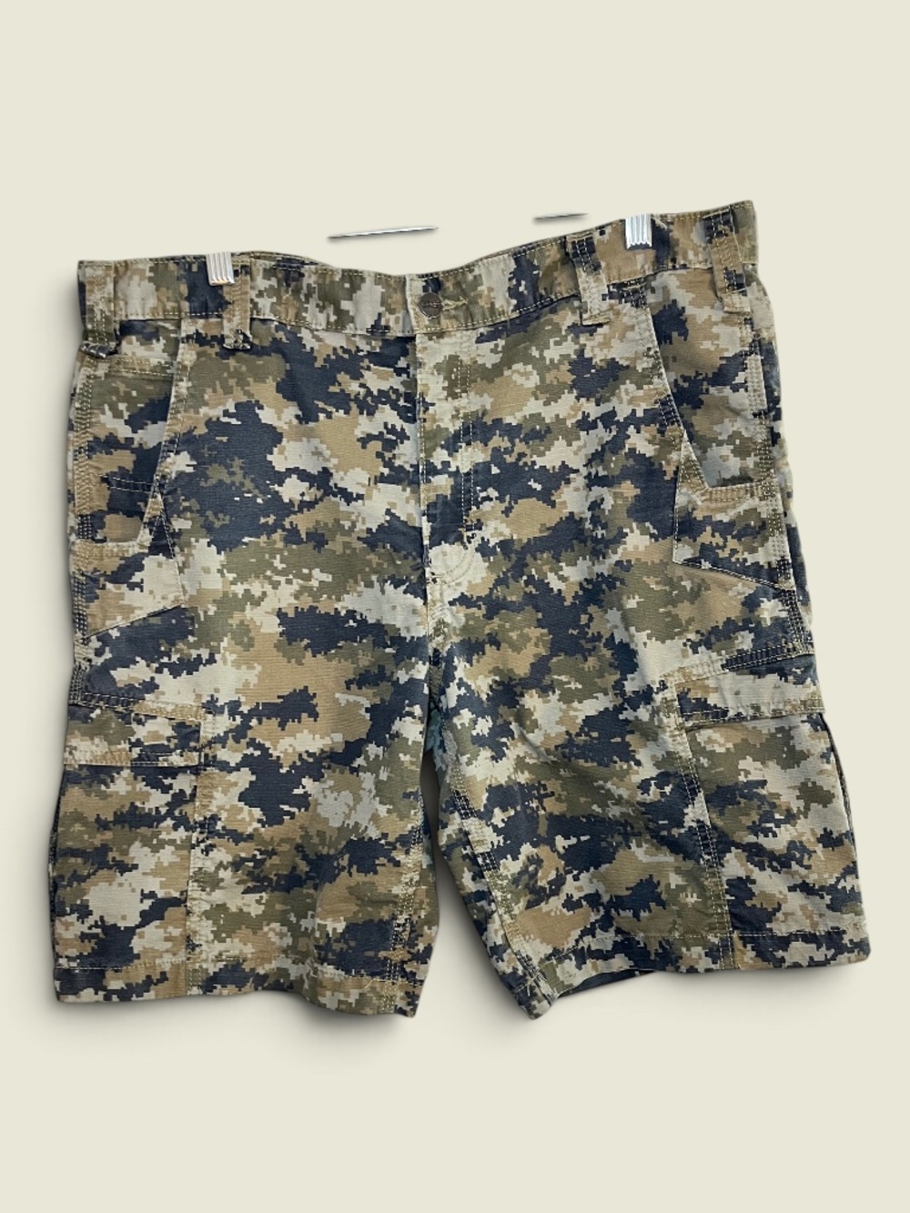 Carhartt Relaxed Fit Camouflage 10" Cargo Shorts Size 38